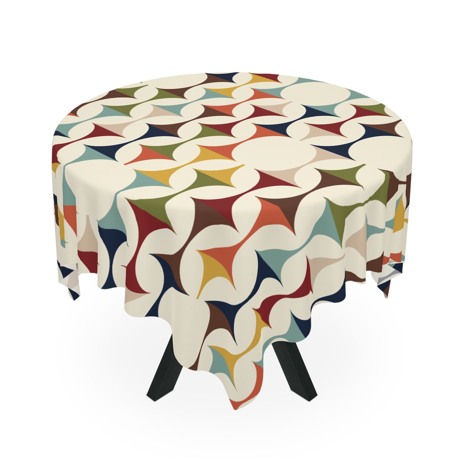 Toalha de Mesa Geométrica Retr - Century Textile & Sewing Supply Reviews avaliação e preço