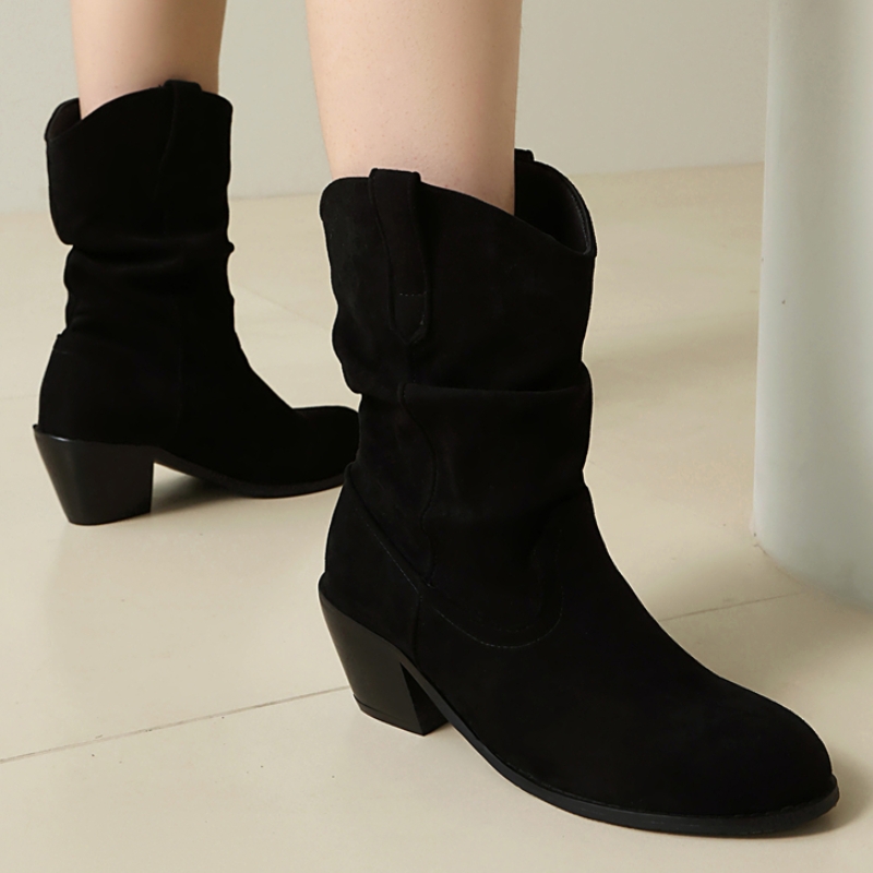 Botas de tornozelo plissadas p - Sewing Fleece avaliação e preço