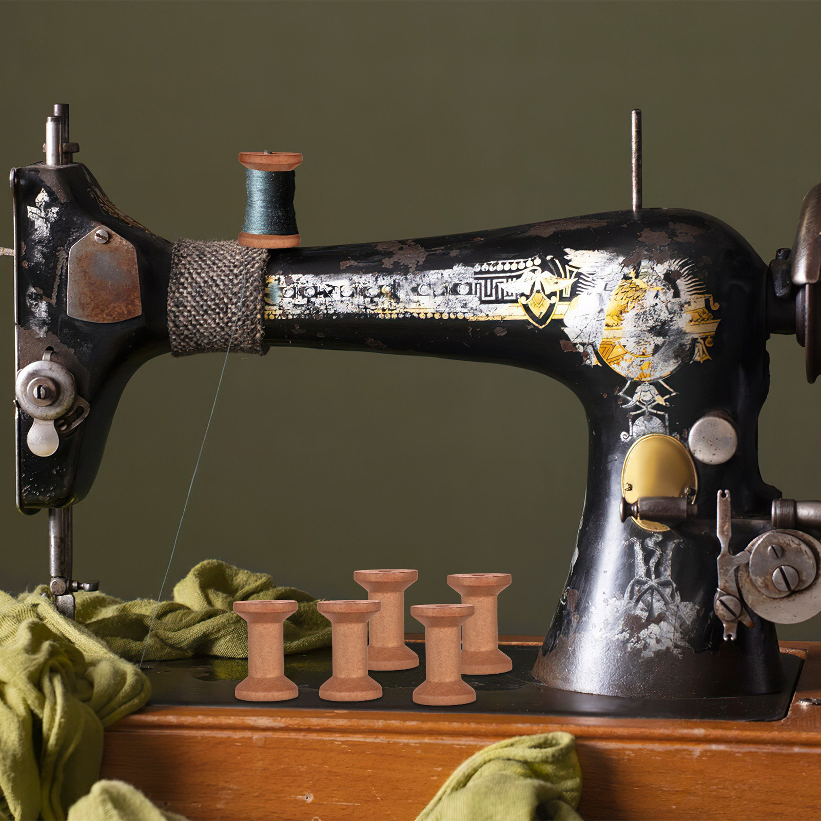 20 Peças de Bobinas de Madeira - Thread Bobbins Empty avaliação e preço