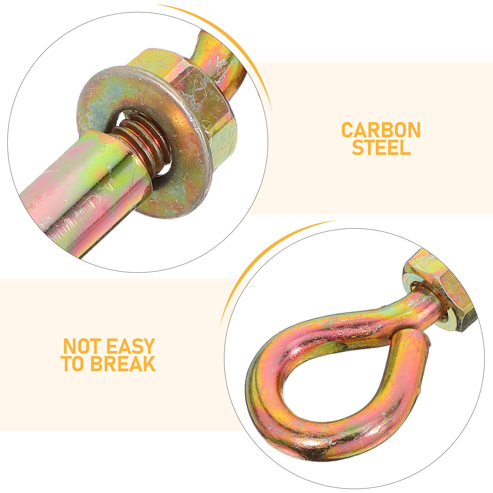 8 Peças Parafusos de Expansão  - Hook Eye Fastener avaliação e preço