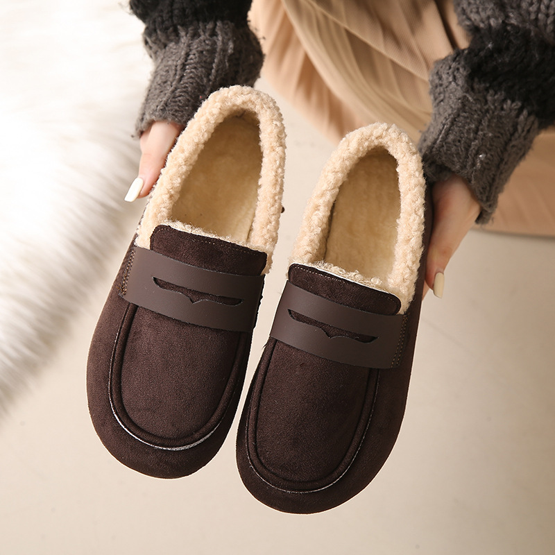 Sapatos Femininos de Lã com So - Sewing Fleece avaliação e preço