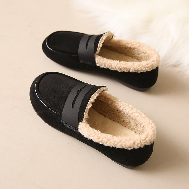 Sapatos Femininos de Lã com So - Sewing Fleece avaliação e preço