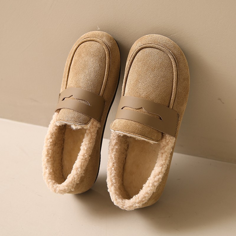 Sapatos Femininos de Lã com So - Sewing Fleece avaliação e preço
