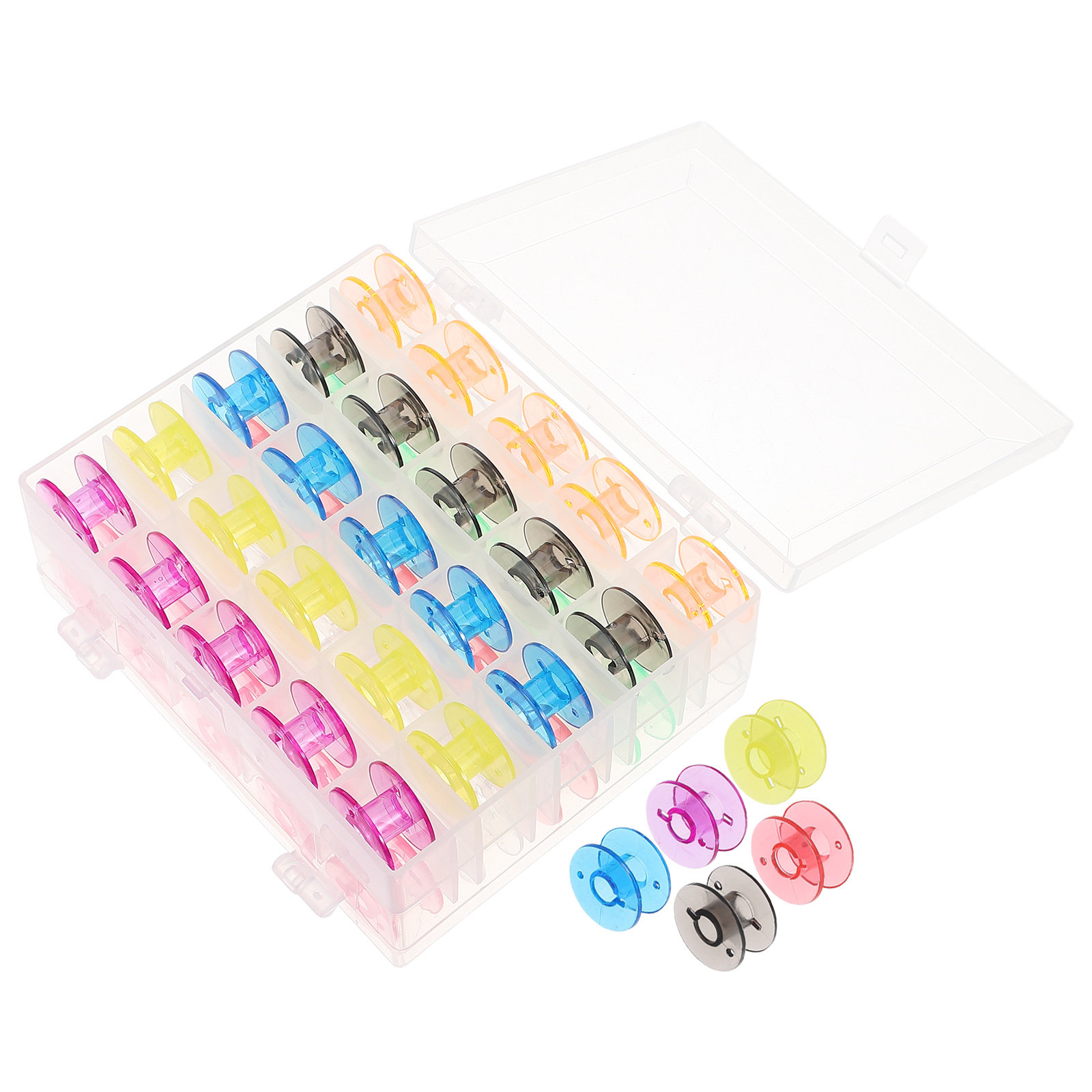 50 Peças de Bobinas para Máqui - Thread Bobbins Empty avaliação e preço