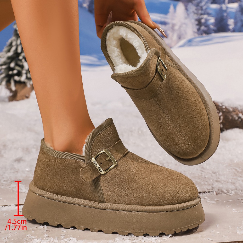 Botas de Neve Femininas de Inv - Sewing Fleece avaliação e preço
