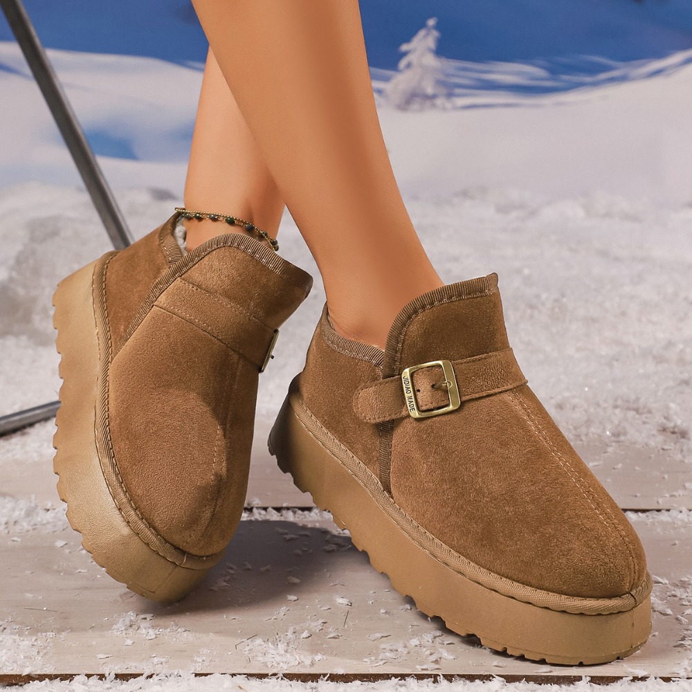 Botas de Neve Femininas de Inv - Sewing Fleece avaliação e preço