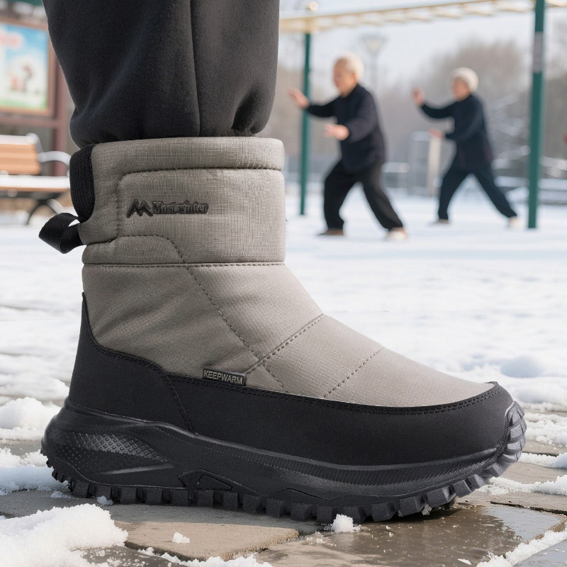 Botas Masculinas Quentes para  - Sewing Zipper avaliação e preço
