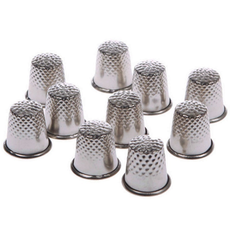 10 Peças Protetores de Dedo de - Sewing Thimble Metal avaliação e preço