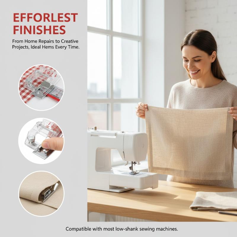 Calcador Ajustável para Viés e - Sewing Machine For Textile avaliação e preço