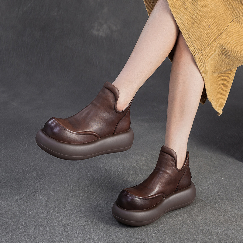 Botas Curtas de Cano Alto, Nov - Sewing Zipper avaliação e preço