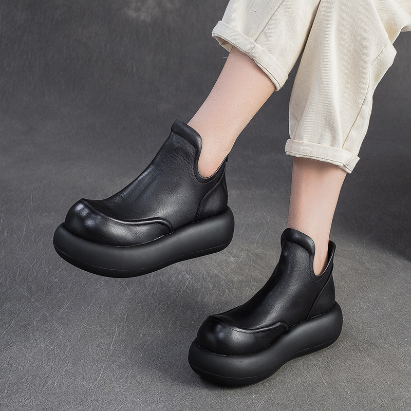 Botas Curtas de Cano Alto, Nov - Sewing Zipper avaliação e preço