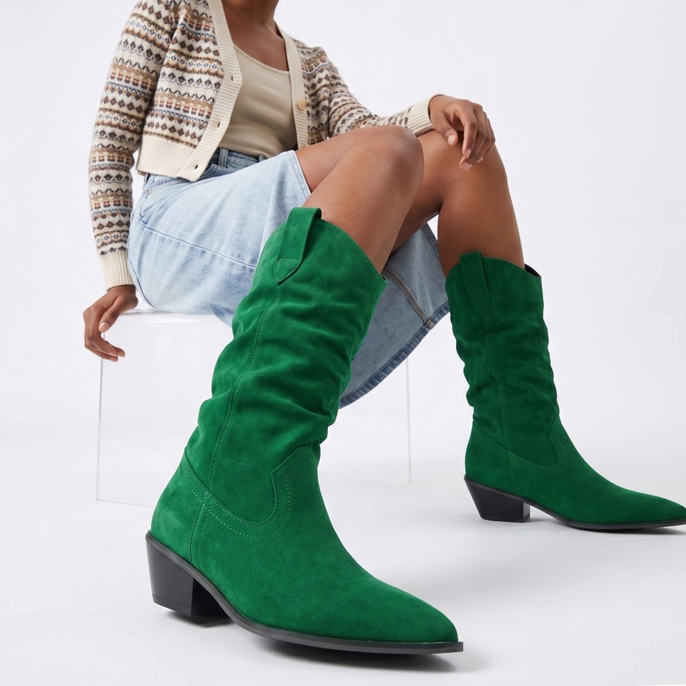 Botas Curtas de Veludo para Ou - Sewing Fleece avaliação e preço