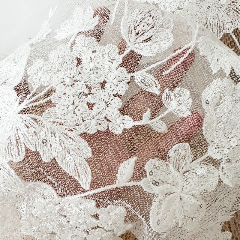 Tecido de Renda de Algodão com - Sewing Net avaliação e preço