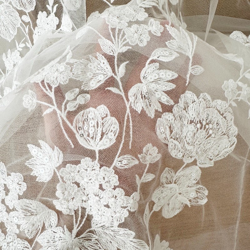Tecido de Renda de Algodão com - Sewing Net avaliação e preço